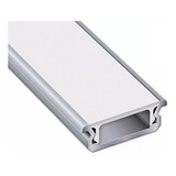 Perfil Aluminio Lineal Embutir/aplicar X1 Mtro P/tiras Led