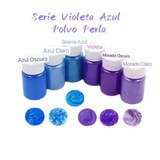 250ml Pigmentos Polvo Perla Para Resina 10 Botella S-violeta