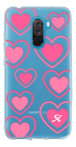 Funda Para Xiaomi Para Mujer Corazones Con Tu Letra Inicial