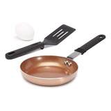 Ecolution Kitchen Extras Mini Fry Sartén Set Copper Incluye