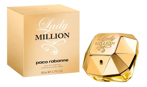 Paco Rabanne Lady Million Feminino Eau De Parfum 80ml