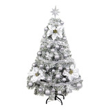 Árbol De Navidad Canadian Snow 1,20 C Kit 36 Pzas - Sheshu 