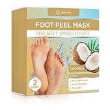 Dermora, Foot Peel Mask. Mascarilla Exfoliante Para Pies, Pa