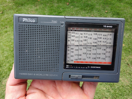 Radio Philco Ph60 Am/fm/oc, Ñ Sony, Tecsun, Motobras, Dx