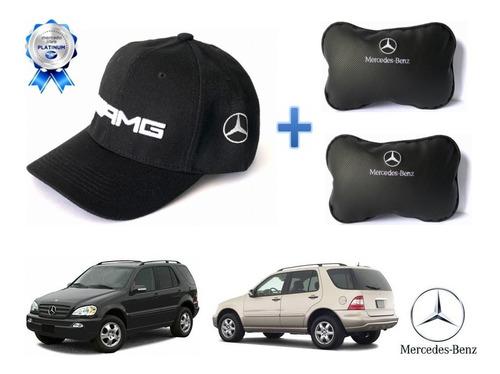 Gorra + Par Cojines Asiento Mercedes Benz Ml350 2001 A 2005