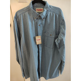 Camisa De Mezclilla De Caballero Wrangler Talla Xl Wrangler 