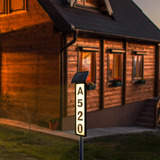 Caja De Luz Solar Para Exteriores, Número De Casa, Dirección