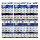600 Lâminas De Barbear Gillette Platinum C/6 Cartelas