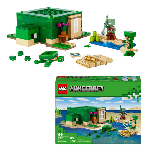 Lego 21254 Minecraft A Casa Tartaruga De Praia 