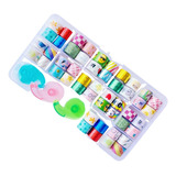 Washi Tapes Mini Set Cinta Decorativa Caja Con 51 Piezas 
