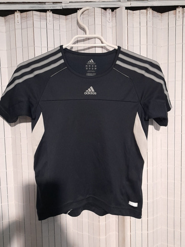 Polera adidas Niño Azul Talla 8