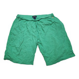 Short Ralph Lauren Xgrande Xl Verde Pony Naranja