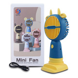 Mini Fan Ventilador De Mano Enfriador Silencioso Recargable 