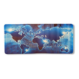 Mouse Pad Mapamundi Blue