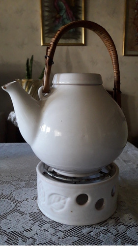 Tetera De Ceramica Con Calentador