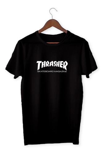 Remera Algodón Thrasher Skateboard Magazine Aesthetic Tumblr