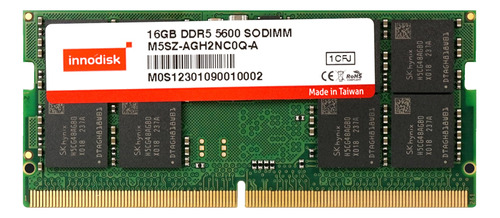 Memoria Ram Ddr5 16gb 5600mhz Sodimm Innodisk Premium