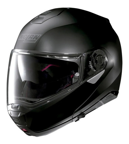 Casco Moto Rebatible Nolan N100-5 Classic Negro Mate Bamp 