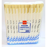 Palillos Madera Comida Japonesa 1 Paquete 100 Pares Wang