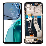 Tela Frontal Display Moto G62 Original Nacional C/aro Xt2223