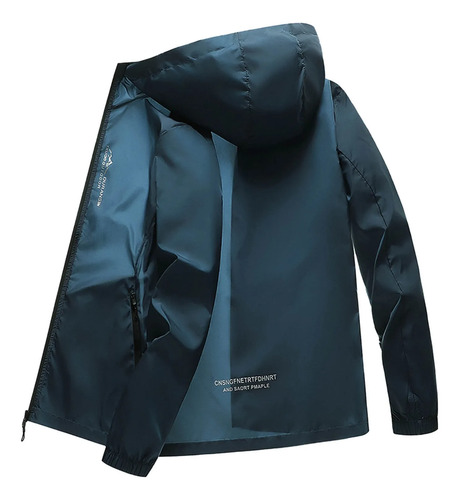 Chaqueta Hombre Casual Transpirable Pesca Exterior Sol Cierr
