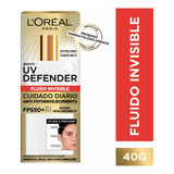 Crema Diaria Uv Defender Fluido Anti Fotoenvejecimiento