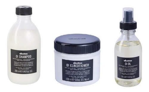 Kit Shampoo, Acondicionador Y Aceite Oi De Davines 