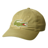 Lacoste Gorra De Cocodrilo Grande Sólida Para Hombre, Leó.