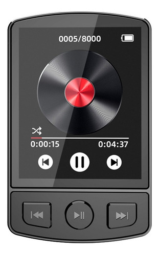 Reproductor De Música Bluetooth Clip Mp3 De 8 Gb, Fm, Walkma