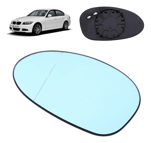 Luna Espejo Azul Izq Compatible Bmw Serie3 E90 2003-2009