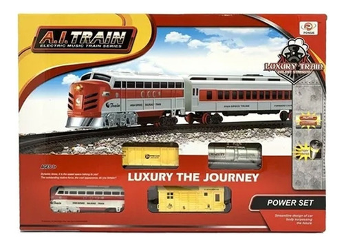 Tren De Juguete Rojo A.i. Train Luxury Train Color Rojo