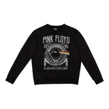 Poleron Mujer Prisma Negro Pink Floyd