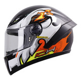 Casco Moto Mujer Certificado Ich 501 Visor Transparente-humo