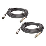 Combo 2 Cable Microfono Dmx 20 Mts Canon Canon  Envio Gratis