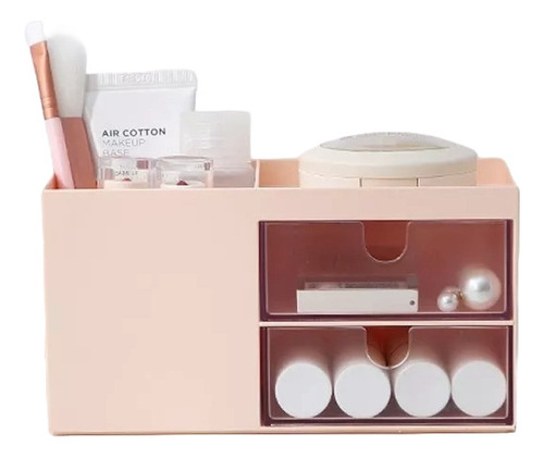 Organizador Cosmeticos Maquillaje Con Cajonera Escritorio