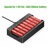 Baterías De Litio Aa Recargables De 8 Paquetes 1 5v Aa...