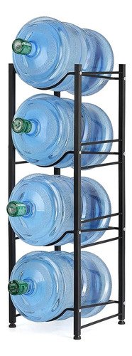 Rack Porta Garrafón Metálico 4 Niveles Para Garrafón De Agua