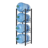 Rack Porta Garrafón Metálico 4 Niveles Para Garrafón De Agua