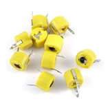 Lote 8x Trimmer Amarillo Capacitor Variable 12pf A 40pf 