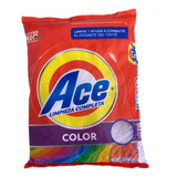 Detergente En Polvo Ace Color 750gr Caja Con 8 Pz