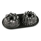 Molde Para Tortas Mini Duet Bundt Nordic Ware® Color Gris