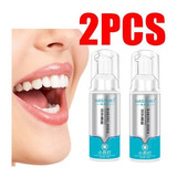 Mousse De Creme Dental Branqueador Para Higiene Bucal 2 Unid