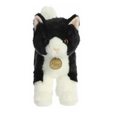 Peluche Aurora. Gato Negro Con Blanco, Miyoni