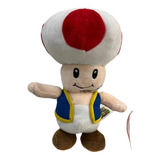 Nintendo Toad De Mario Bros Peluche 28cms