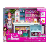 Barbie Muñeca Play Set De Pasteleria Con Accesorios