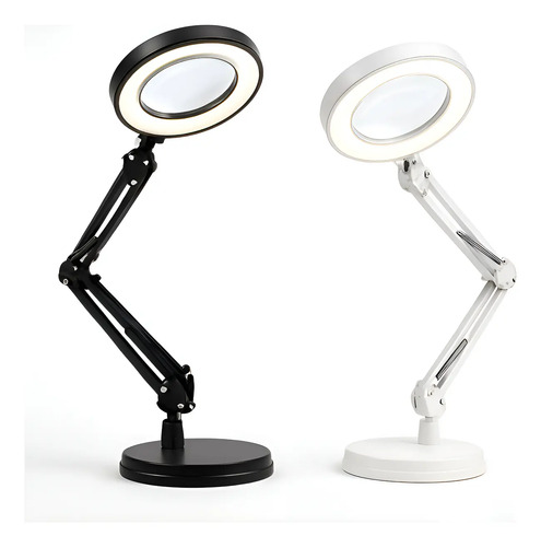 Lupa Luminária 10x Estética Mesa Profissional Luz Led Bivolt | Frete grátis