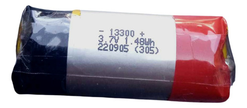 Bateria Recargable Lipo 400mah 3.7v 13300 Cilindrica 1.48wh