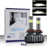 Set 2x Foco Luz Principal Hir2 9012 12v 24v 360° 6 Led 6000k