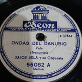 Pasta Dajos Bela Orquesta Trio Melodias Odeon C183