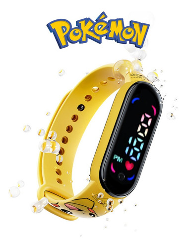 Reloj Pikachu Pokemon - Reloj Niño Digital Touch - Pikachu